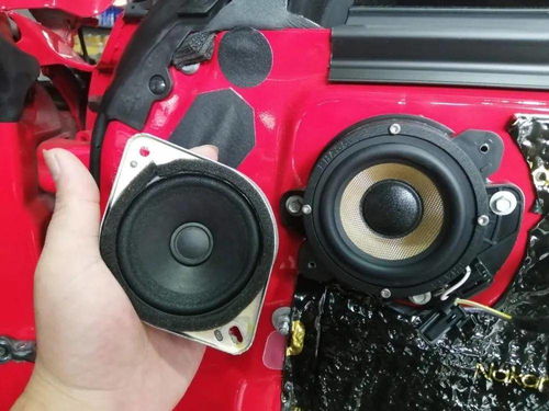 深圳汽車音響改裝,福特野馬,升級(jí)phass妃仕pi 165g3三分頻揚(yáng)聲器